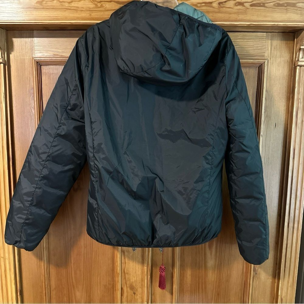 Norway 1963 Men's Black / army gree reversible puffer Jacket Hood Sz M - Picture 3 of 16